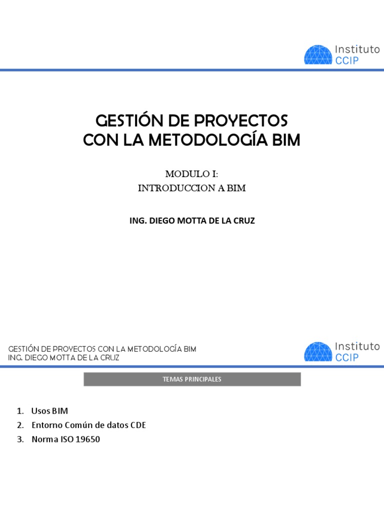 Gestión de Proyectos con Metodología BIM | PDF | Gestión de proyectos ...