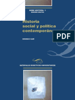 MA. HISTORIA. 2019. Historia Social y Política Contemporánea