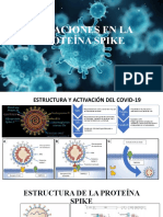 Mutaciones en La Proteína Spike