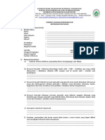 FORMAT PENGKAJIAN Keperawatan dasar