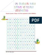 Hoja de Trabajo Sobre El Orden Alfabético