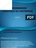 Environnement Logistique de L'entreprise Part 1