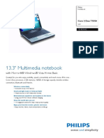 13.3" Multimedia Notebook: With Microsoft® Windows® Vista Home Basic