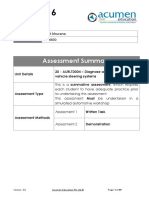 Assessment Summary: Rahul Khurana