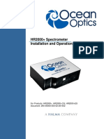 HR2000+ Spectrometer Installation and Operation Manual