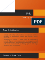 Unit I Trade Cycle