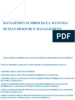 Manajemen Sumber Daya Manusia/ Human Resource Management