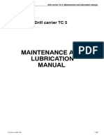 Maintenance and Lubrication Manual: Drill Carrier TC 5