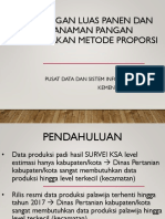Metode Proporsi Utk LP Dan Prod TP by Kecamatan-NTB