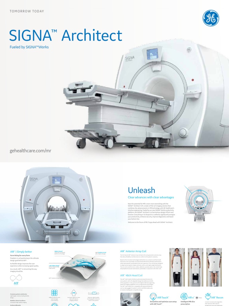BR Signa-Architect1 | PDF | Magnetic Resonance Imaging | Medical Imaging