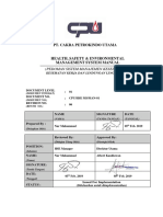 HSE Manual, Master List SOP, Verifikasi, MWT