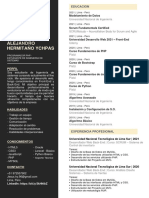 CV Alejandro Jesus Hermitaño Ychpas