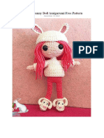 Crochet Bunny Doll Amigurumi Free Pattern: December 19, 2021
