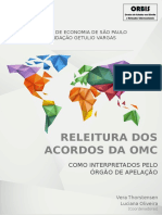 Releitura Dos Acordos Da OMC Como Interpretados Pelo Órgão de Apelação - Vera Thorstensen; Luciana Oliveira (2013)