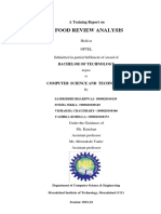 Food Review Analysis System