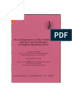 Independence of the Judiciary and Legal Profession Seminar Report 1987 Eng
