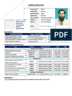 Faseeh Ullah Jadoon CV