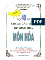 Bo 40 de Chuan Cau Truc de MH Mon Hoa - 2021 - de