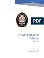 DESAIN ISOLATOR UNTUK SISTEM TENAGA