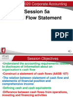 Session 5a Cash Flow Statement: HI5020 Corporate Accounting