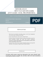 Resume Kelompok 3 - Properti Tanah Dinamik Dan Contoh Hasil Uji Triaksial Siklik