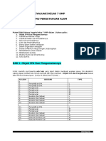 Ipa Soal Evaluasi 7p Bab1