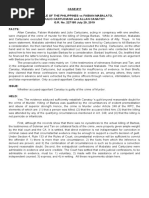 CASE #17 People of The Philippines Vs Fabian Mabalato, Julio Cartuciano and Allan Canatoy G.R. No. 227195 July 29, 2019 Facts