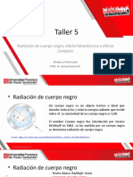 Taller 5 Radiación de Cuerpo Negro Ondas