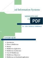 Distributed Information Systems: Middleware