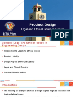 Product Design: Legal and Ethical Issues in Design