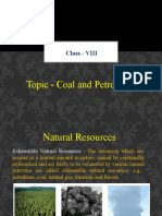 Topic - Coal and Petroleum: Class - VIII