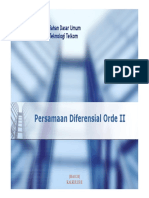 03 Persamaan Diferensial Orde II