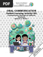 Oral Communication: Guided Learning Activity Kit