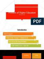 Problem of Higher Education: Rahi Ajabe-Alhat