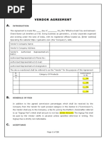 E Commerce Platform Agreement