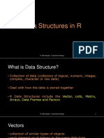 Data Structures in R: Dr. Mike Brogada - Computational Biology 1