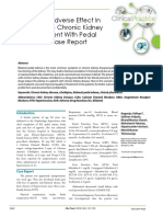 Cilnidipine Adverse Effect in Hypertensive Chronic Kidney Disease Patient With Pedal Edema A Case Report