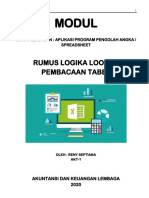 Modul: Rumus Logika Lookup Pembacaan Tabel