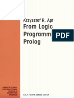 Apt K.R. From Logic Programming To Prolog (PH, 1997) (ISBN 013230368X) (O) (345s) - CSPL