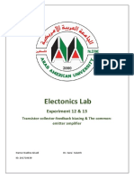 Electonics Lab Experiment LN11+12 NadineAlsadi