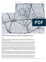 Culte de L'internet Et Transparence : L'héritage de La Philosophie Américaine