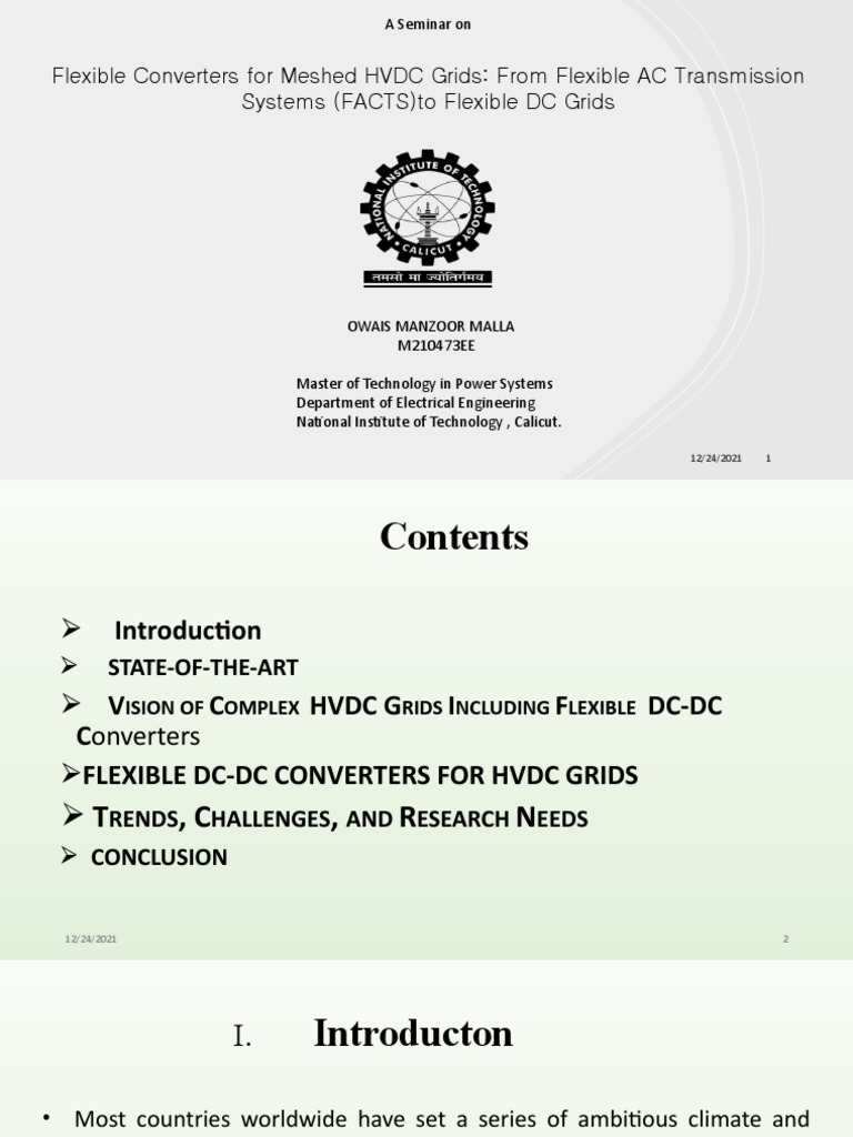 Flexible DC-DC Converters for HVDC Grids | PDF | High Voltage Direct ...