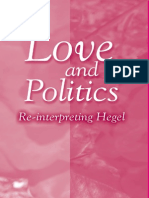 Alice Ormiston Love and Politics Re Interpreting Hegel State University of New York Press