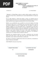 Carta de Solicitud Al Colegio