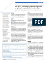 5.1 Hand Hygiene Intervention Efficacy Comparison