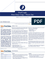 Deal Logic First Data Corp / Fiserv Inc: WHU Finance Society