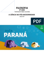 7 Aula 3 Série Filsofia Ciência Pós Moderna