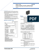 General Specifications: Model VJQ8 Pulse To Analog Converter (Multi-Function)