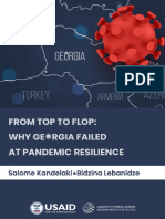 From Top To Flop: Why Georgia Failed at Pandemic Resilience