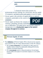 Private Equity: A Fundamental Support of The Unlisted Company Throughout Its Existence